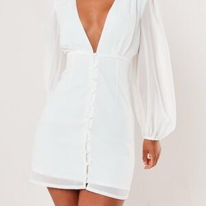 Missguided Long Sleeve Dress Size 0